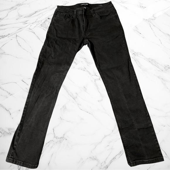 Kenneth Cole New York Slim Fit Black Jeans 30x30 - Picture 2 of 5